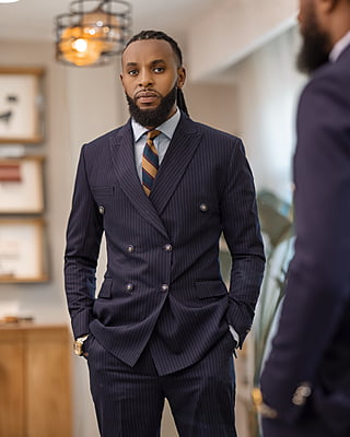 The Blue Pinstripe Suit The Blue Pinstripe Suit