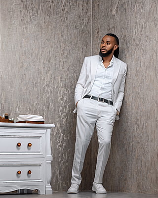White Pinstripe Suit White Pinstripe Suit